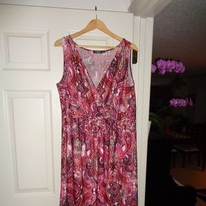 Pink Paisley Dress